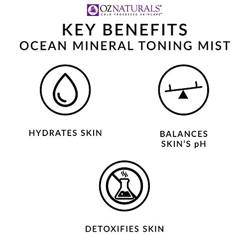 OZ Naturals Witch Hazel and Vitamin C Facial Toner for Women & Me...