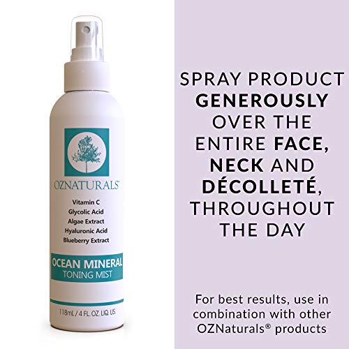OZ Naturals Witch Hazel and Vitamin C Facial Toner for Women & Me...