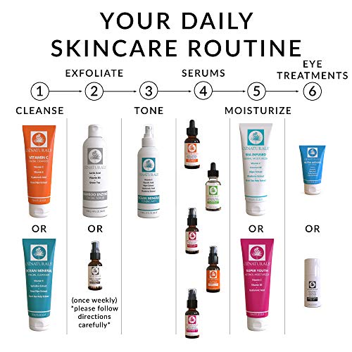 OZ Naturals Witch Hazel and Vitamin C Facial Toner for Women & Me...