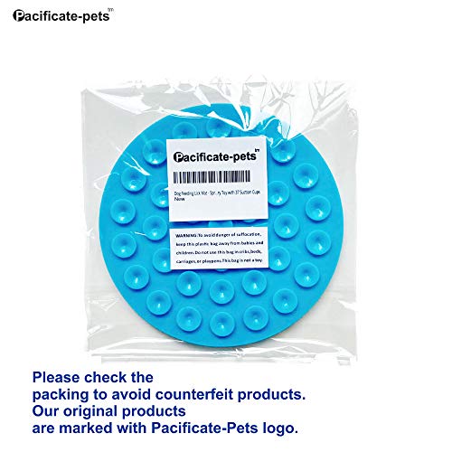 Dog Feeding Lick Mat - Spread Peanut Butter for Bath Distraction ...