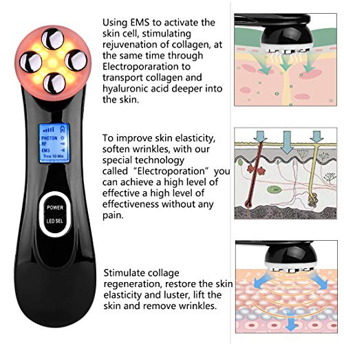5 in 1 Face Firming Machine Black