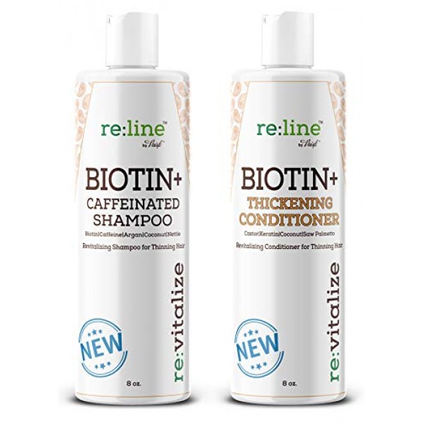 Biotin Shampoo and Conditioner for Hair growth Men Women Hair los...