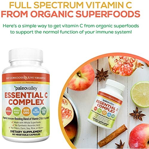 Paleovalley: Essential C Complex - Vitamin C Food Supplement with...