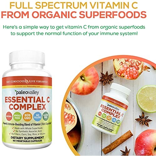 Paleovalley: Essential C Complex - Vitamin C Food Supplement with...