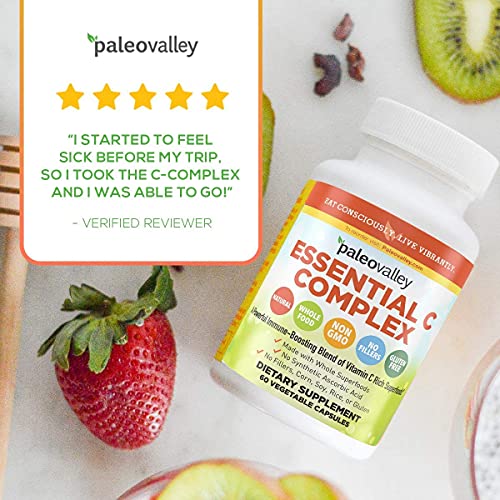 Paleovalley: Essential C Complex - Vitamin C Food Supplement with...