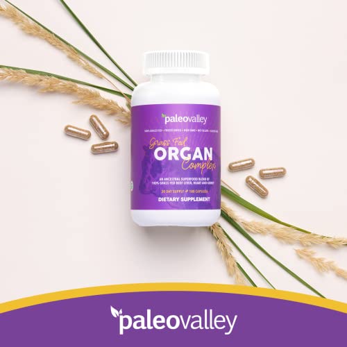 Paleovalley Grass Fed Organ Complex - Freeze-Dried Blend of Grass...