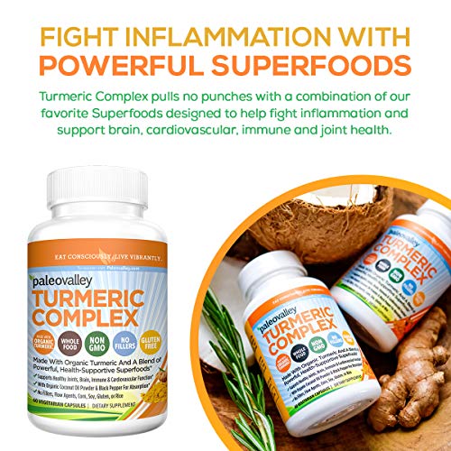 Paleovalley - Organic Turmeric Complex - Full Spectrum Organic Tu...