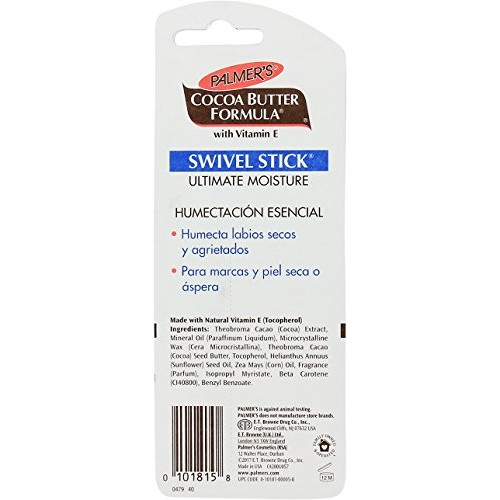 Palmers Butter Formula Moisturizing Swivel Stick with Vitamin E,...