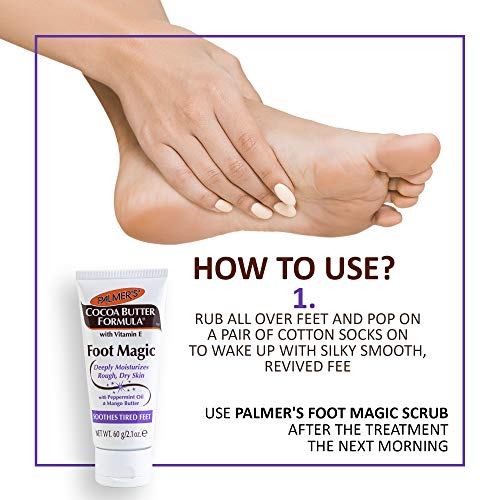 Palmers Formula Foot Magic Moisturizing Cream with Vitamin E s, ...