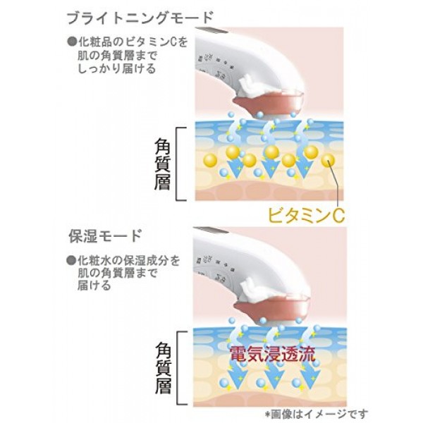 Panasonic facial equipment warming type ion effector pink tone EH...