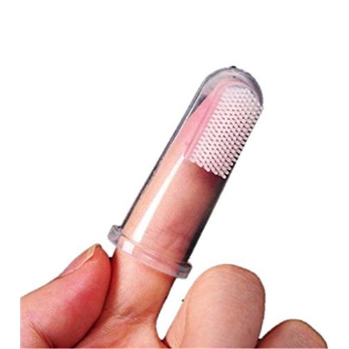Panghuhu88 2Pcs Dog Soft Finger Toothbrush Pet Oral Dental Brush ...