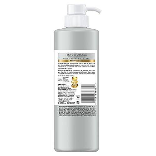 Pantene, Sulfate Free Conditioner, with Activated Charcoal, Pro-V...