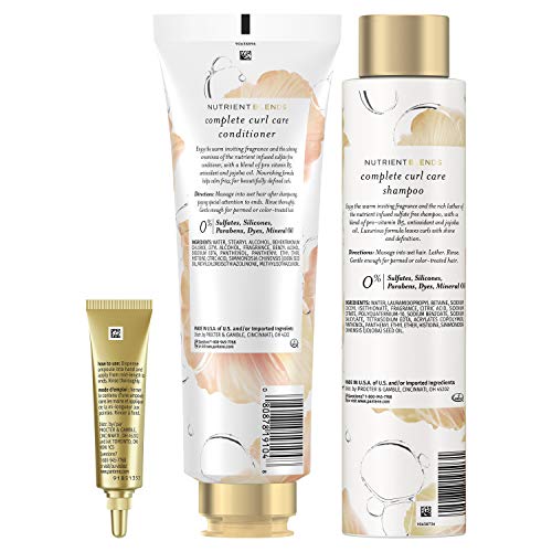 Pantene Sulfate Free Shampoo and Conditioner Plus Hair Mask Rescu...
