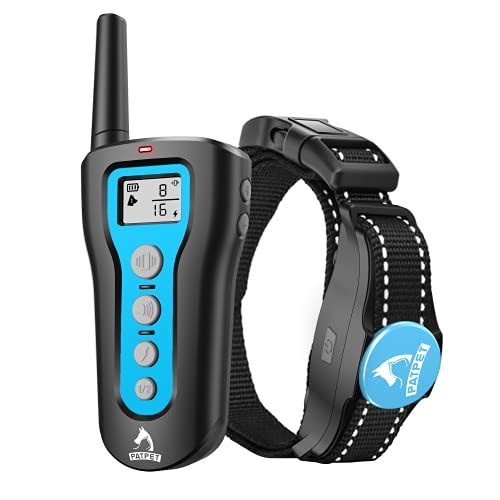 PATPET Dog Training Collar with Remote Rechargeable Waterproof Sh...