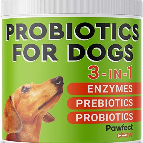 PAWFECTCHEW_ Probiotics for Dogs - 120 Advanced Allergy Relief Do...