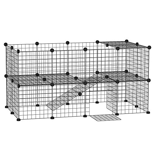 PawHut 36 Panel Pet Playpen Small Animal Cage Metal Wire Indoor O...