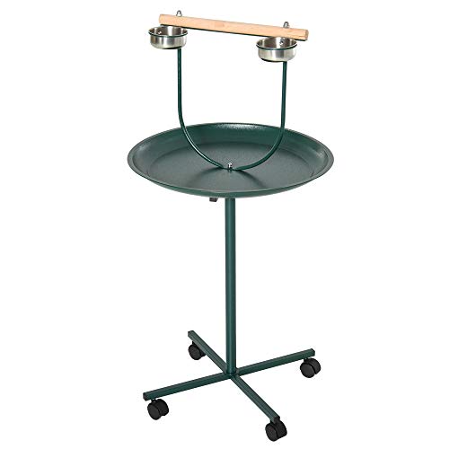 PawHut 49 Bird Play Stand w/Wheels - Green