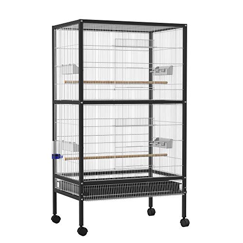 PawHut 54” Rolling Flight Cage Extra Large Bird House