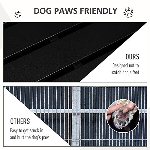 PawHut Heavy Duty Steel Dog Kennel with Caster Wheels and 1 Door ...