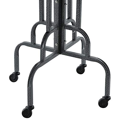 PawHut Rolling Bird Perch Play Stand with Universal Wheels, Woode...