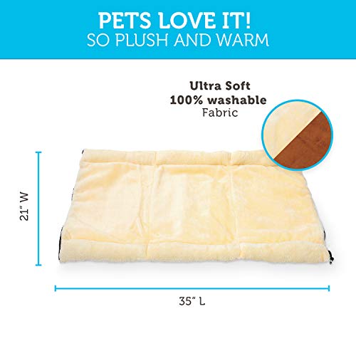 Cat Bed 2-in-1 Fleece Tunnel Tube Cave- Best for Indoor Cats Kitt...