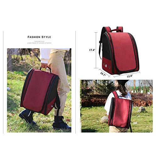 pawstrip Portable Pet Bird Parrot Backpack Transparent Breathable...