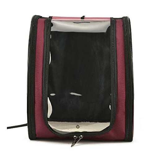 pawstrip Portable Pet Bird Parrot Backpack Transparent Breathable...