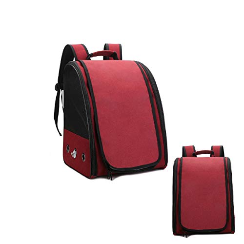 pawstrip Portable Pet Bird Parrot Backpack Transparent Breathable...