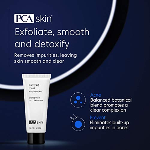 PCA SKIN Purifying Face Mask - Exfoliating Red Clay Treatment Eli...