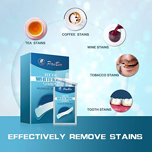 Pdoo Teeth Whitening Strips with 56 Strips Remove Years of Stains...