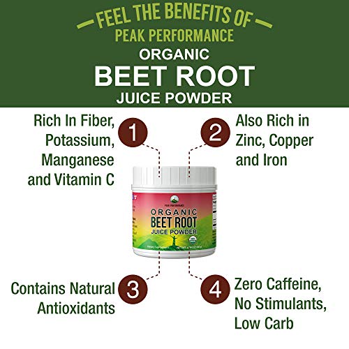 Organic Beet Root Powder - Highest Quality Super Food Beets Juice...