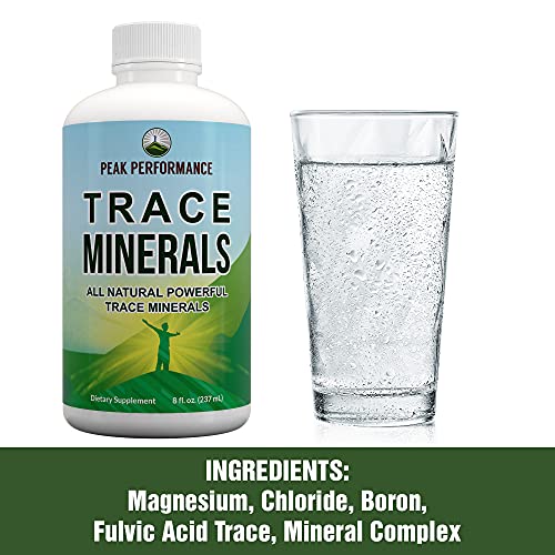 Organic Trace Minerals Liquid Drops for Water. Ionic Plant Based ...