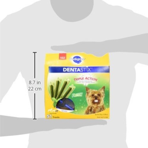 PEDIGREE DENTASTIX Dental Dog Treats for Toy/Small Dogs Fresh Fla...