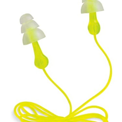 Peltor Sport Tri-Flange Corded Reusable Earplugs, 3 Pair, Noise R...