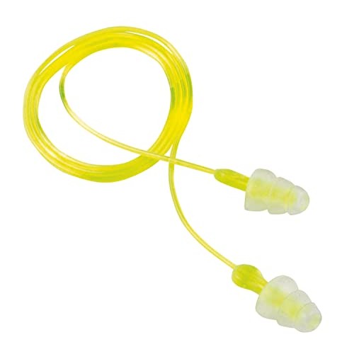 Peltor Sport Tri-Flange Corded Reusable Earplugs, 3 Pair, Noise R...