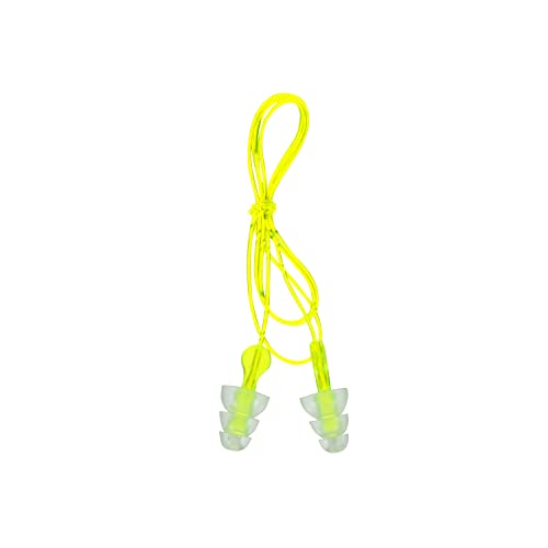 Peltor Sport Tri-Flange Corded Reusable Earplugs, 3 Pair, Noise R...