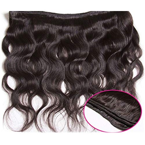 Peruvian Body Wave 4 Bundles 100% Human Hair Extension Natural Co...