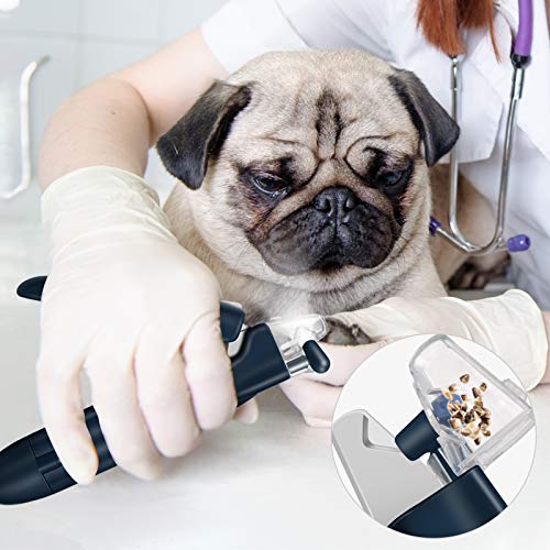 Peroom Dog Nail Grinder, Portable Pet Dog Nail Clippers with 2 LE...