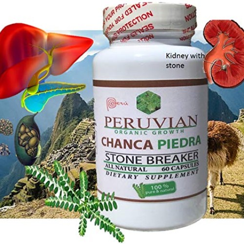 Chanca Piedra 2 1000 MG per Serving- 120 Tablets 2 Bottles Kidn...