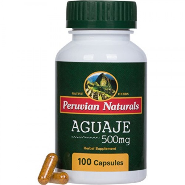 Aguaje 500mg - 100 Capsules - Peruvian Naturals | Moriche Palm Fr...