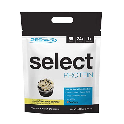 PEScience Select Low Carb Protein Powder, Chocolate Cupcake, 55 S...