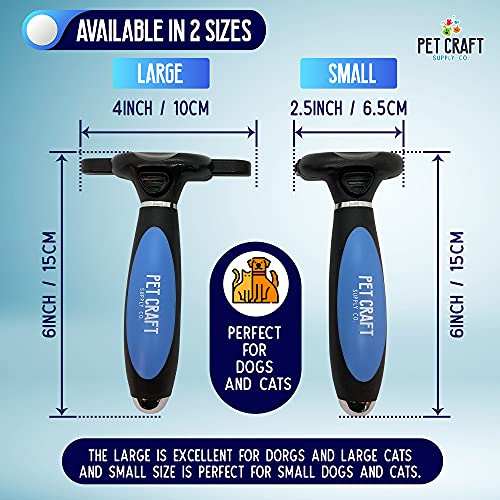 Pet Craft Supply Self-Cleaning Pet Grooming Hair Deshedding Brush...