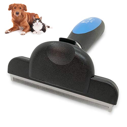 Pet Craft Supply Self-Cleaning Pet Grooming Hair Deshedding Brush...