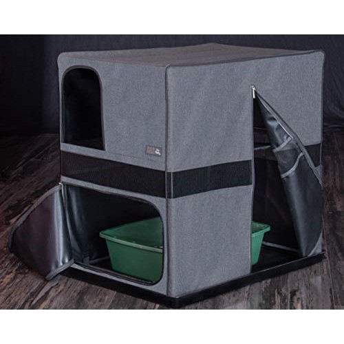 Pet Gear Pro Pawty for Cats with Mesh Mat & Tray, Put an End to S...