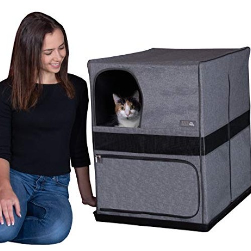 Pet Gear Pro Pawty for Cats with Mesh Mat & Tray, Put an End to S...