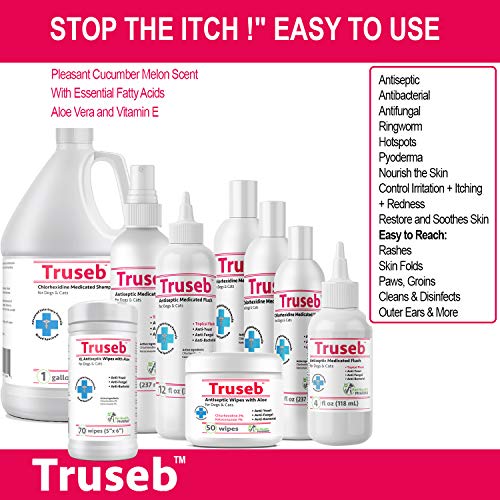 Pet Health Pharma Truseb| #1 Chlorhexidine Shampoo with Ketoconaz...