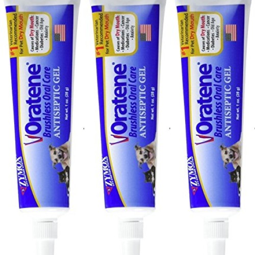 3 Pack Pet King Zymox Oratene Veterinarian Antiseptic Oral Gel,...