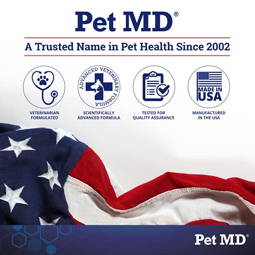 Pet MD - Medicated Shampoo for Dogs, Cats and Horses with Chlorhe...