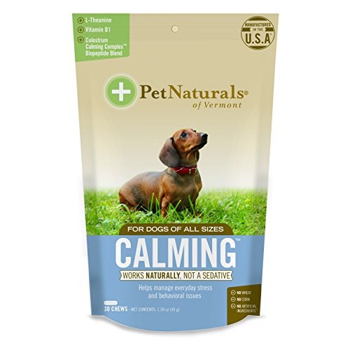 Pet Naturals - Calming for Dogs, Natural Behavior Support for Str...