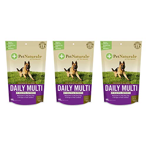 Pet Naturals Daily Multi for Dogs, Everyday Multivitamin Formula ...